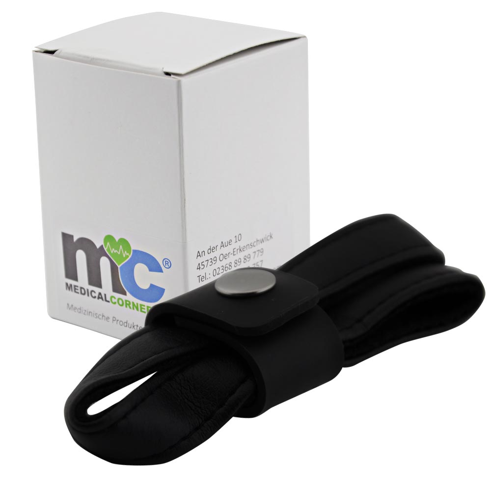 MC24® Stockschlaufe für Gehstöcke, Kunstleder, schwarz, 1 St