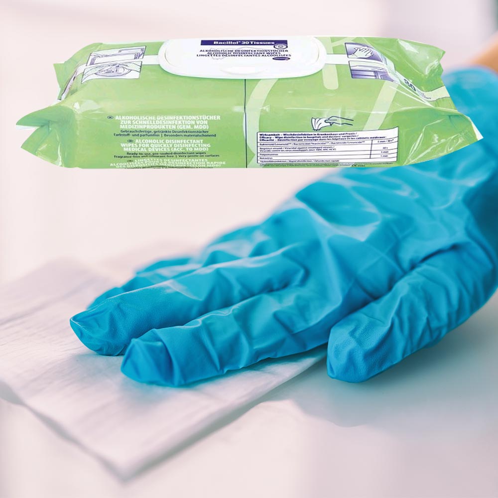 Schnell-Desinfektionstücher Bacillol® 30 Tissues von BODE, 80 Stück