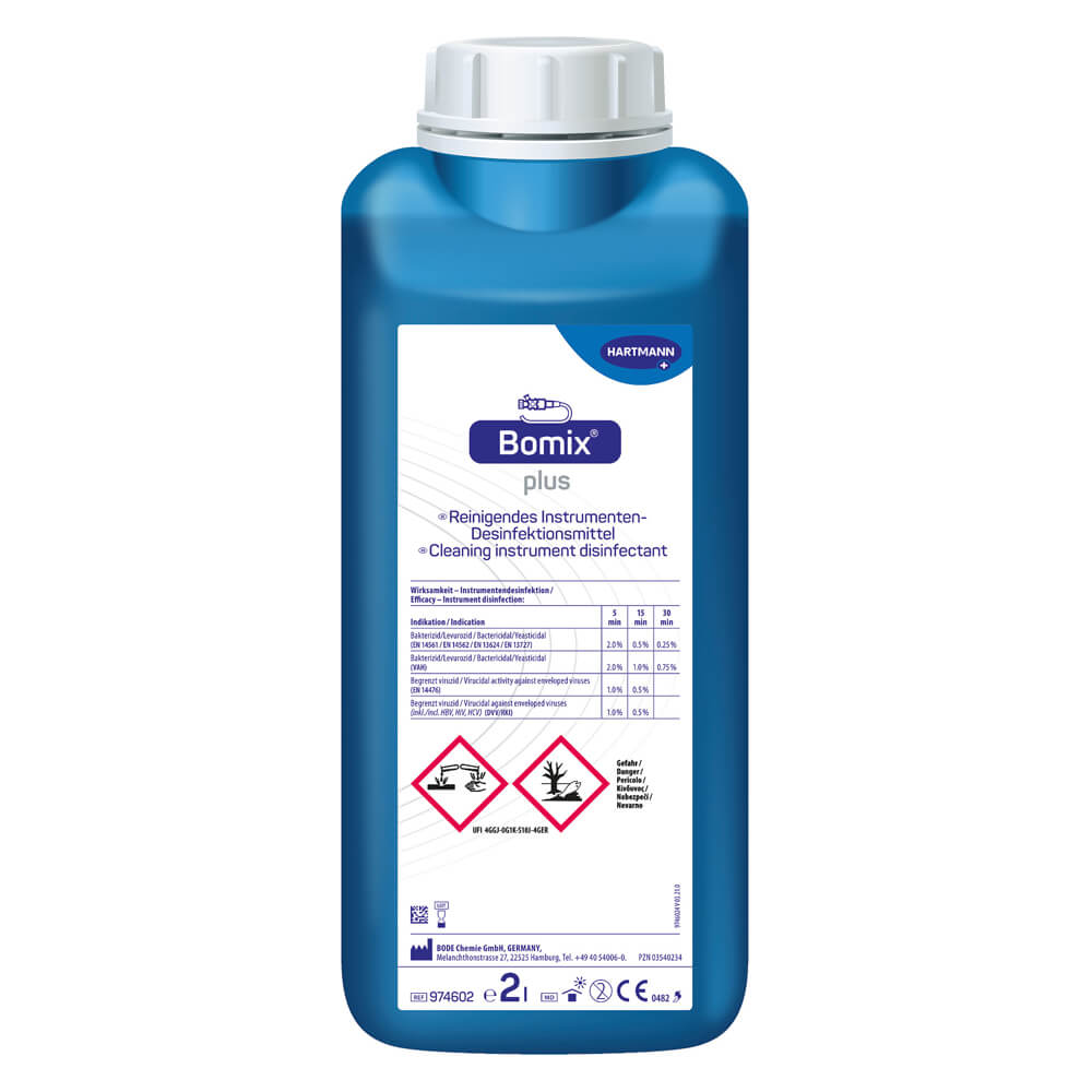 BODE Bomix plus, Instrumenten-Desinfektionsmittel, aldehydfrei 2 Liter