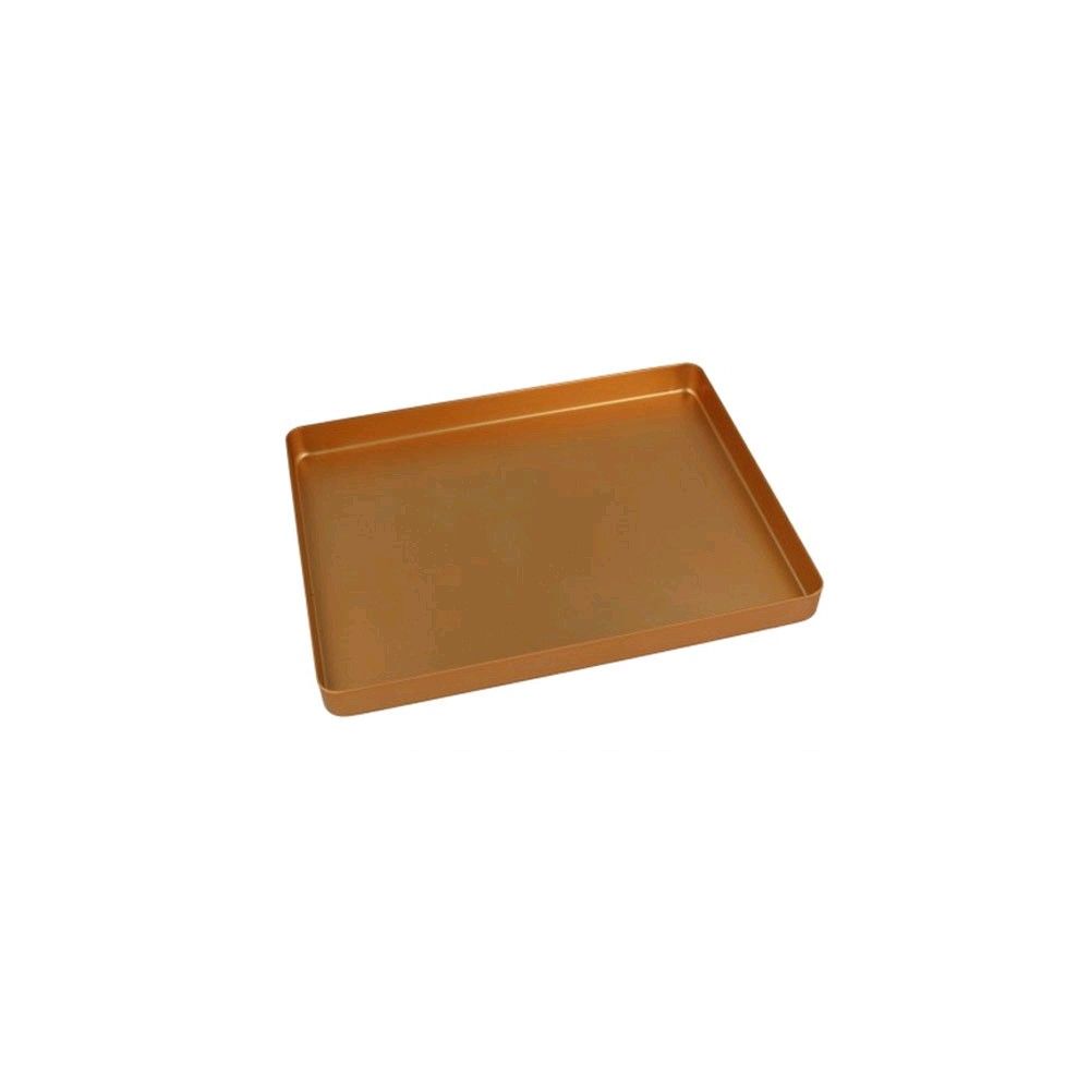 Euronda Mini-Tray Boden aus Aluminium, ungelocht, gold