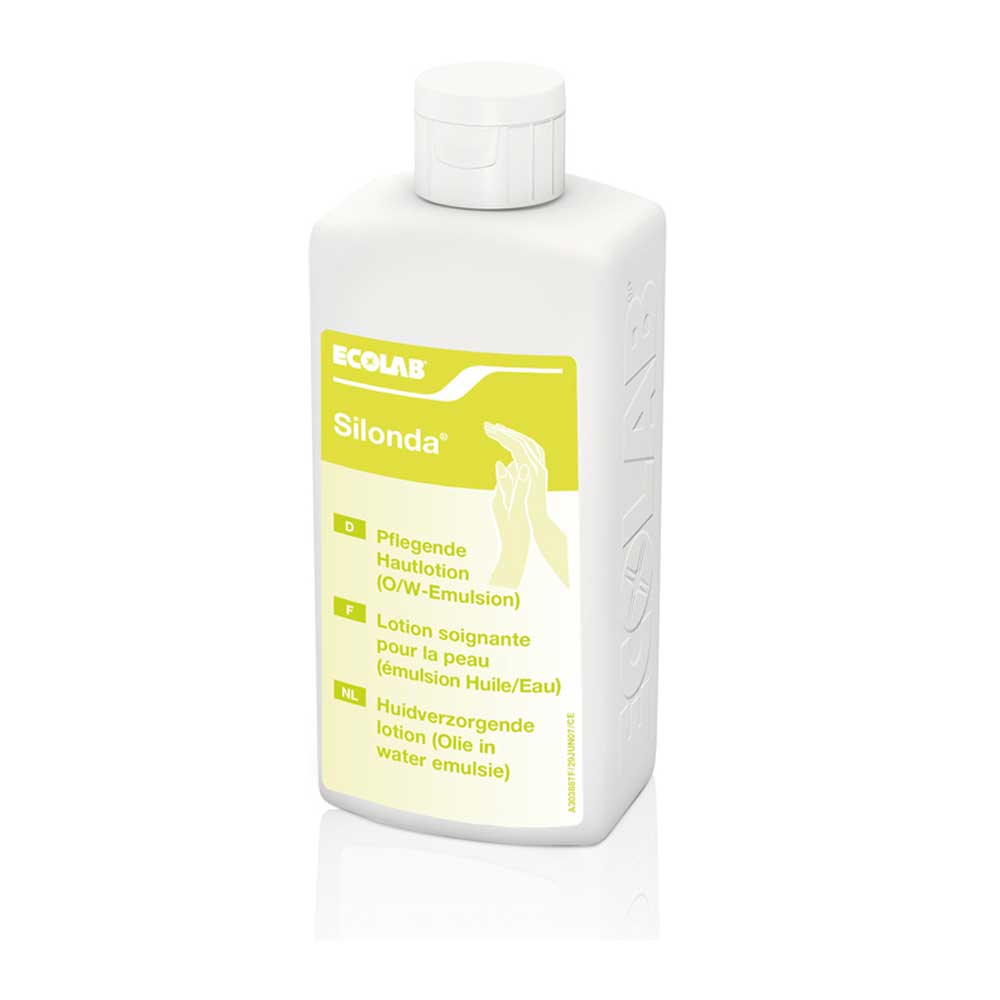 Silonda Hautpflege-Lotion, von Ecolab, 500ml Flasche