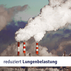 PureOxygen reduziert die Lungenbelastung