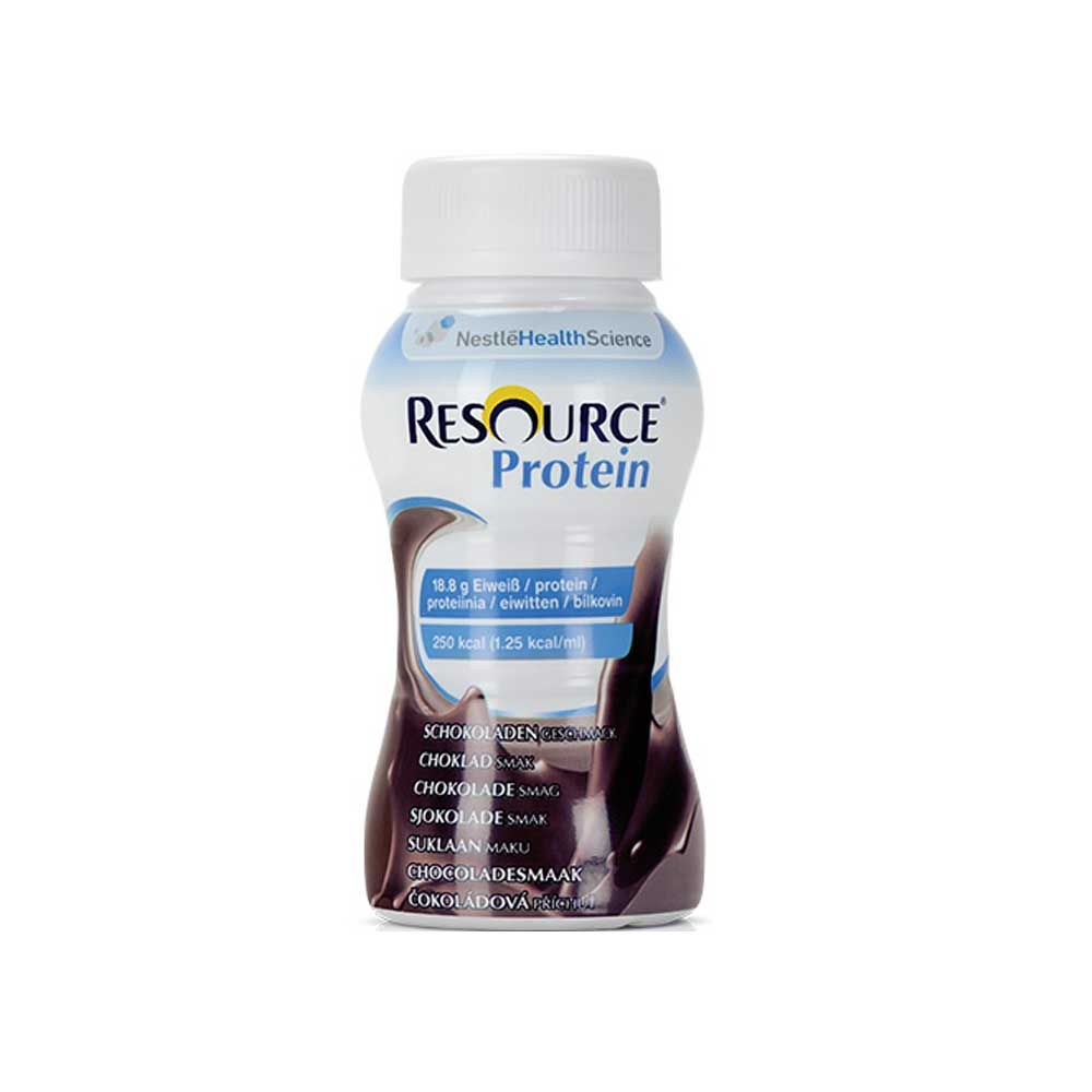 Nestle Resource® Protein Drink, 24x200ml, Schokolade