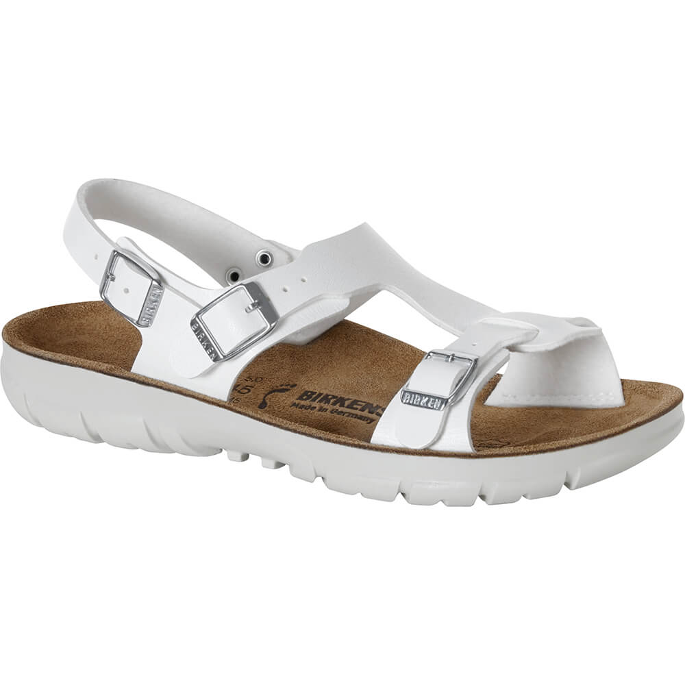 Saragossa BF, Birko-Flor, von Birkenstock, Schmal, weiß, Gr. 41