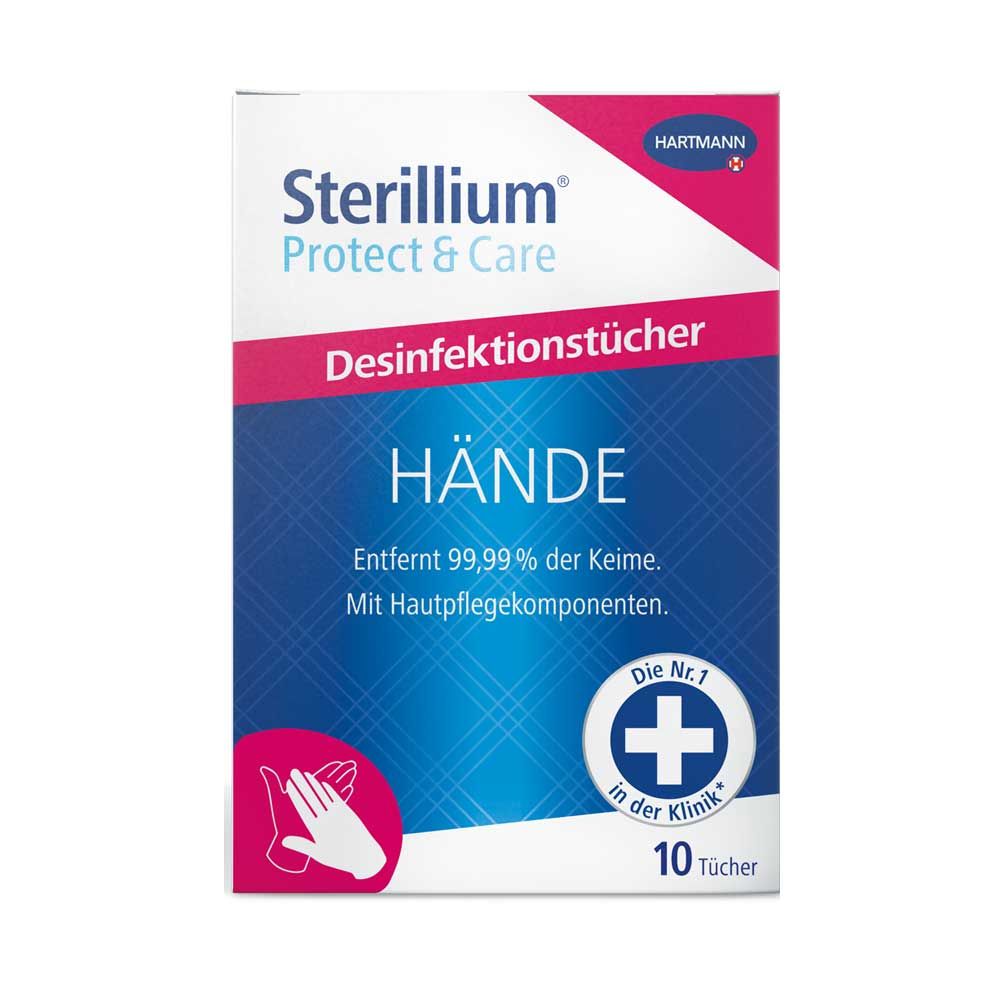 Hartmann Sterillium Protect & Care Händedesinfektionstücher, 10 St