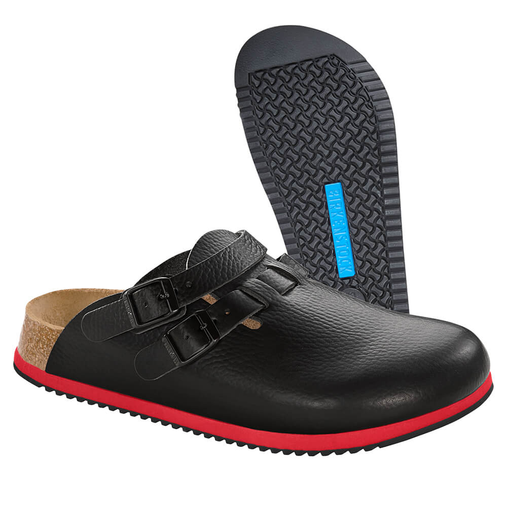Kay SL Superlauf Weichbettung, Birkenstock, schwarz-rot, Schmal Gr. 35
