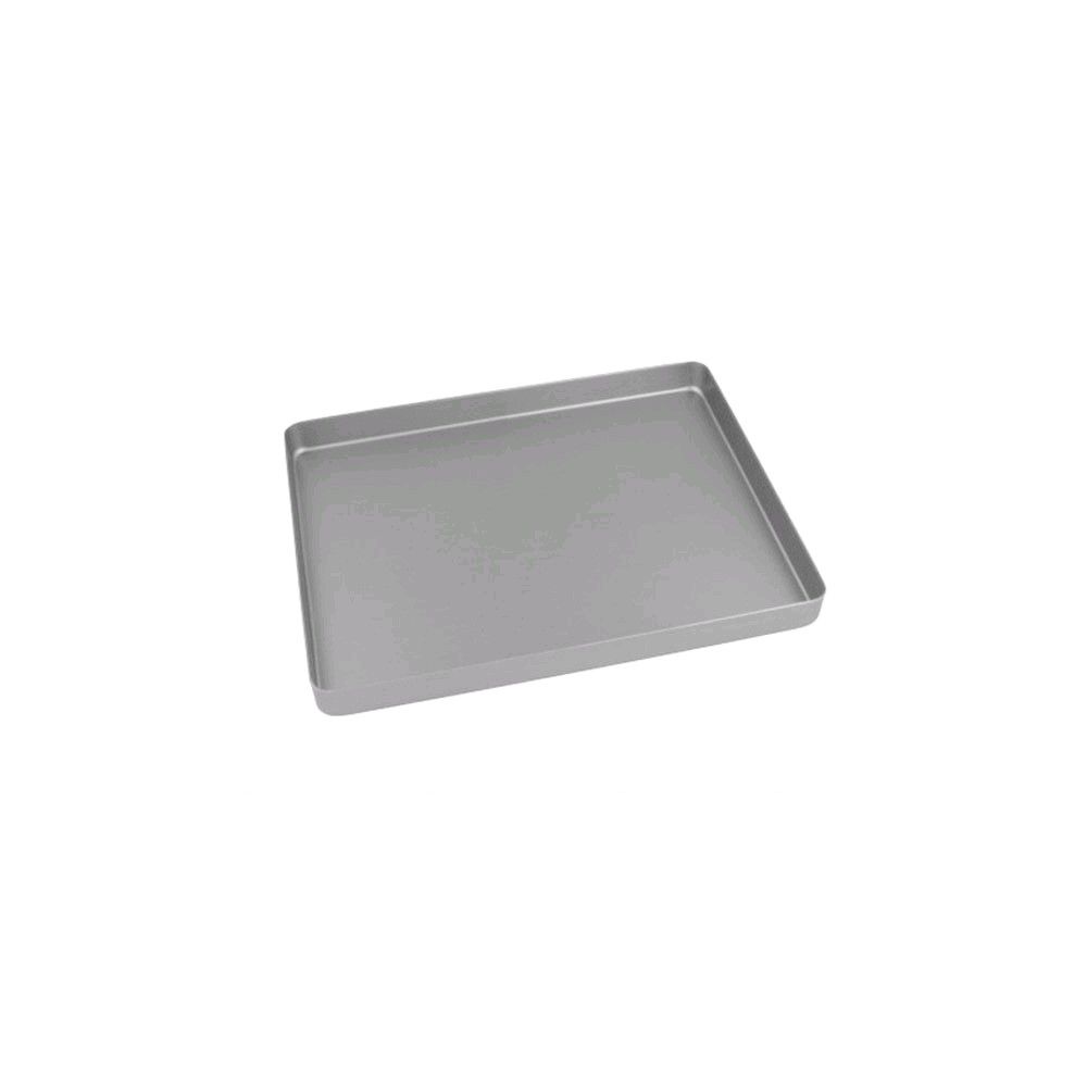 Euronda Mini-Tray Boden aus Aluminium, ungelocht, silber