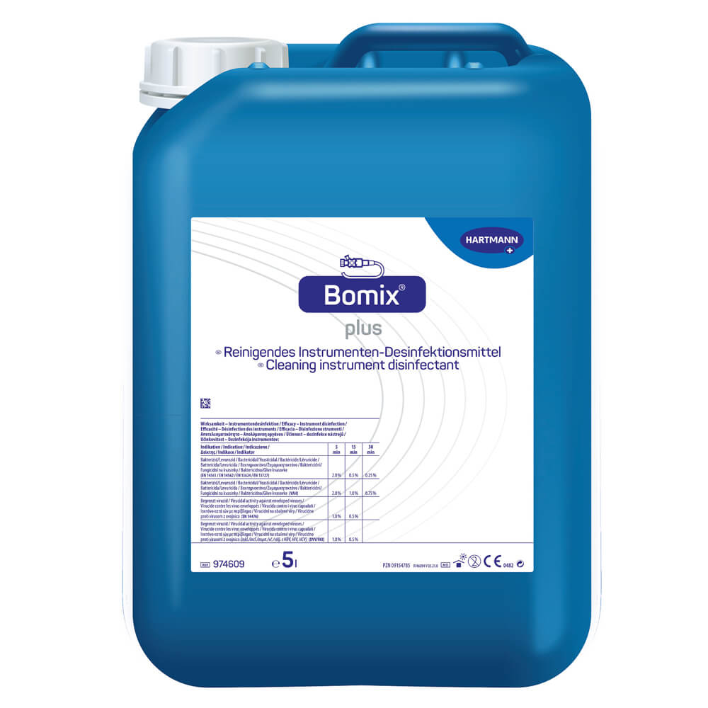 BODE Bomix plus, Instrumenten-Desinfektionsmittel, aldehydfrei 5 Liter