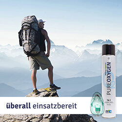 PureOxygen kann überall verwendet werden