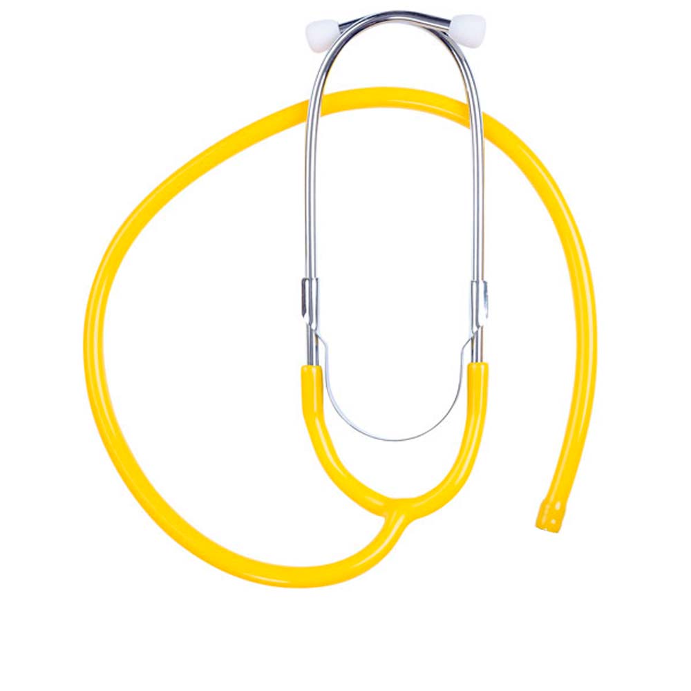 Luxamed Stethoskop-Ohrbügel, Aluminium, Schlauch, gelb