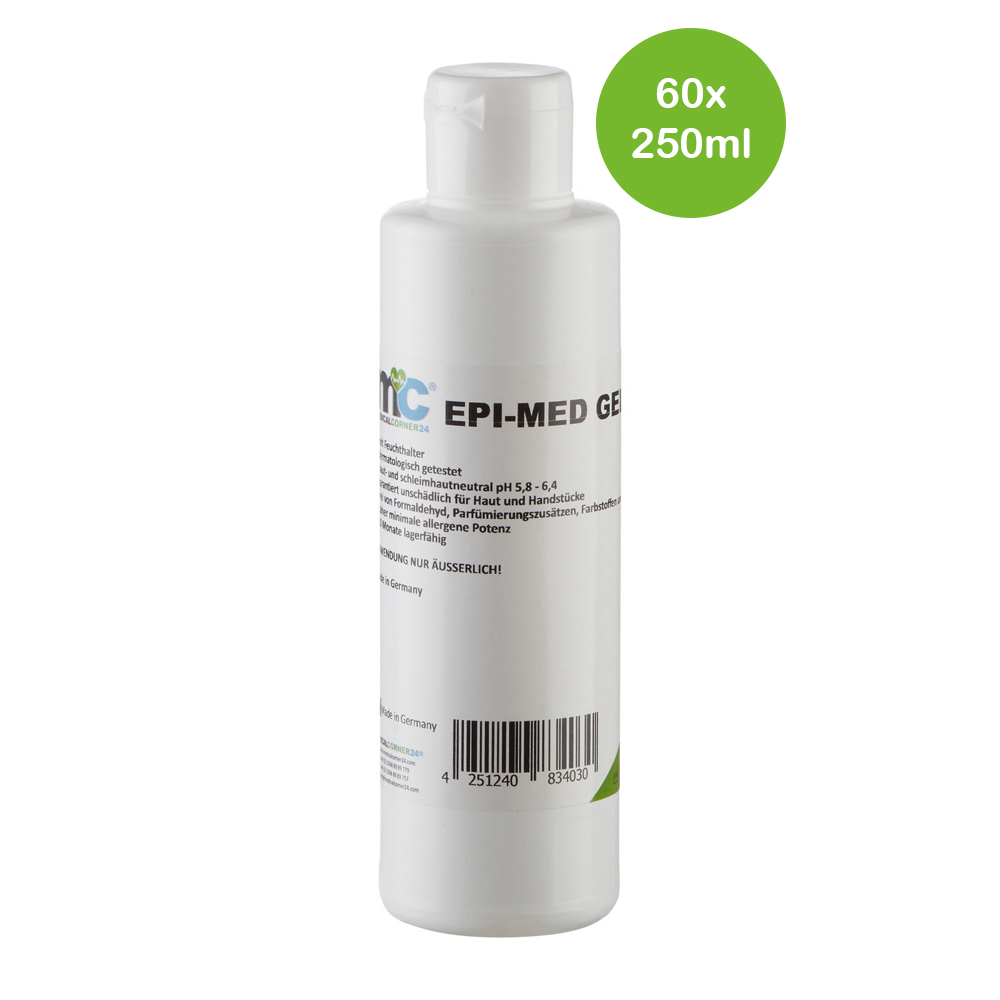 IPL Gel Epimed, IPL Kontaktgel für Laser-Haarentfernung, 60 x 250 ml