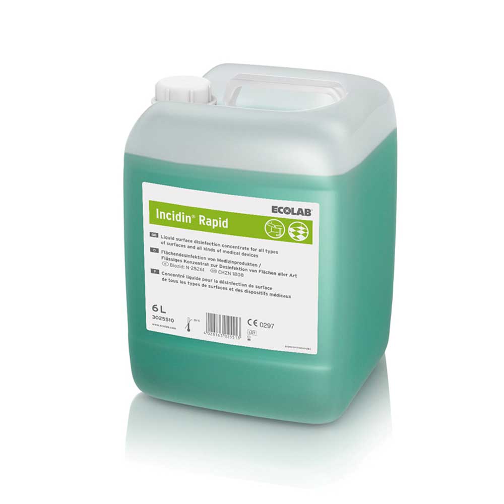 Ecolab Flächendesinfektion Incidin Rapid, versch. Größen