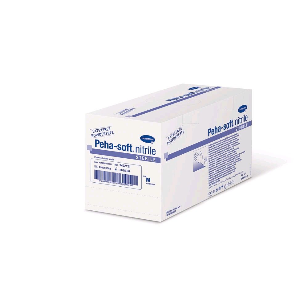 Hartmann Peha-soft nitrile sterile, Handschuhe, latexfrei, L, 50 Paar