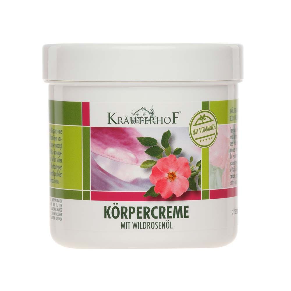 Asam Kräuterhof® Körpercreme mit Wildrosenöl, f. jede Haut, 250ml