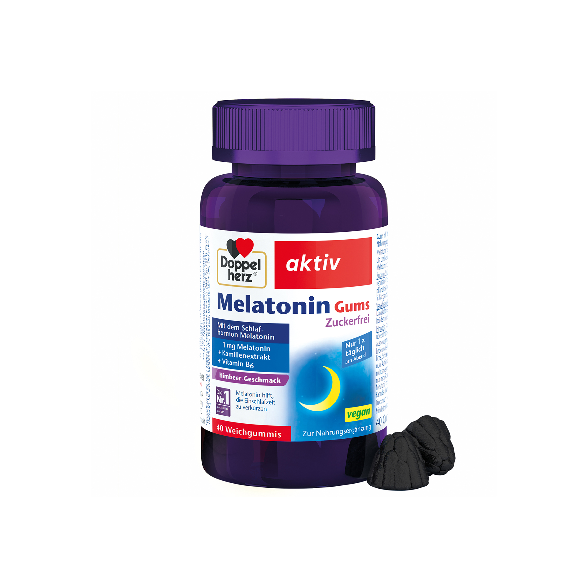 Doppelherz aktiv Melatonin, 40 Weichgummis