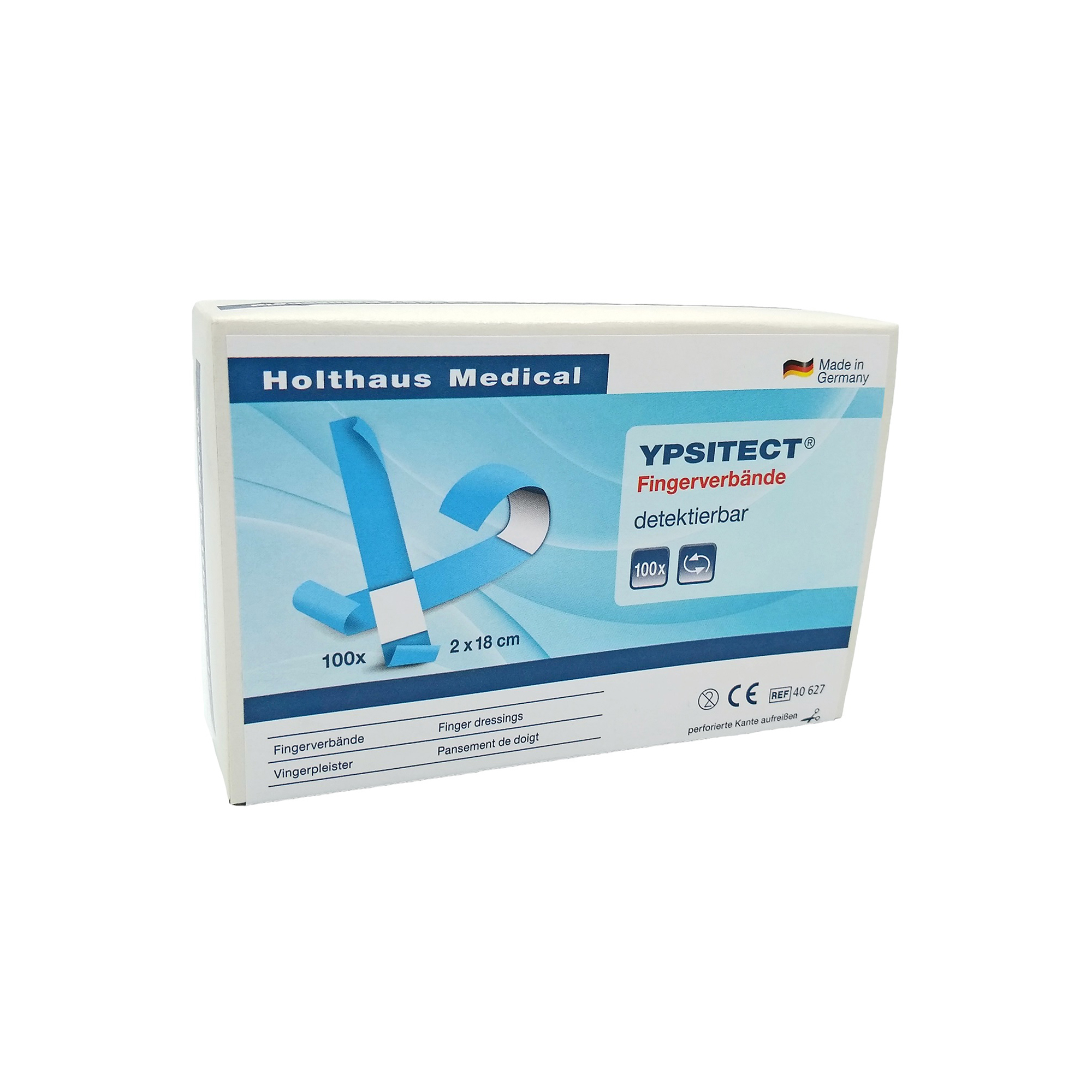 Holthaus Medical YPSITECT® Fingerverband detect. elast. 2x18cm 100St