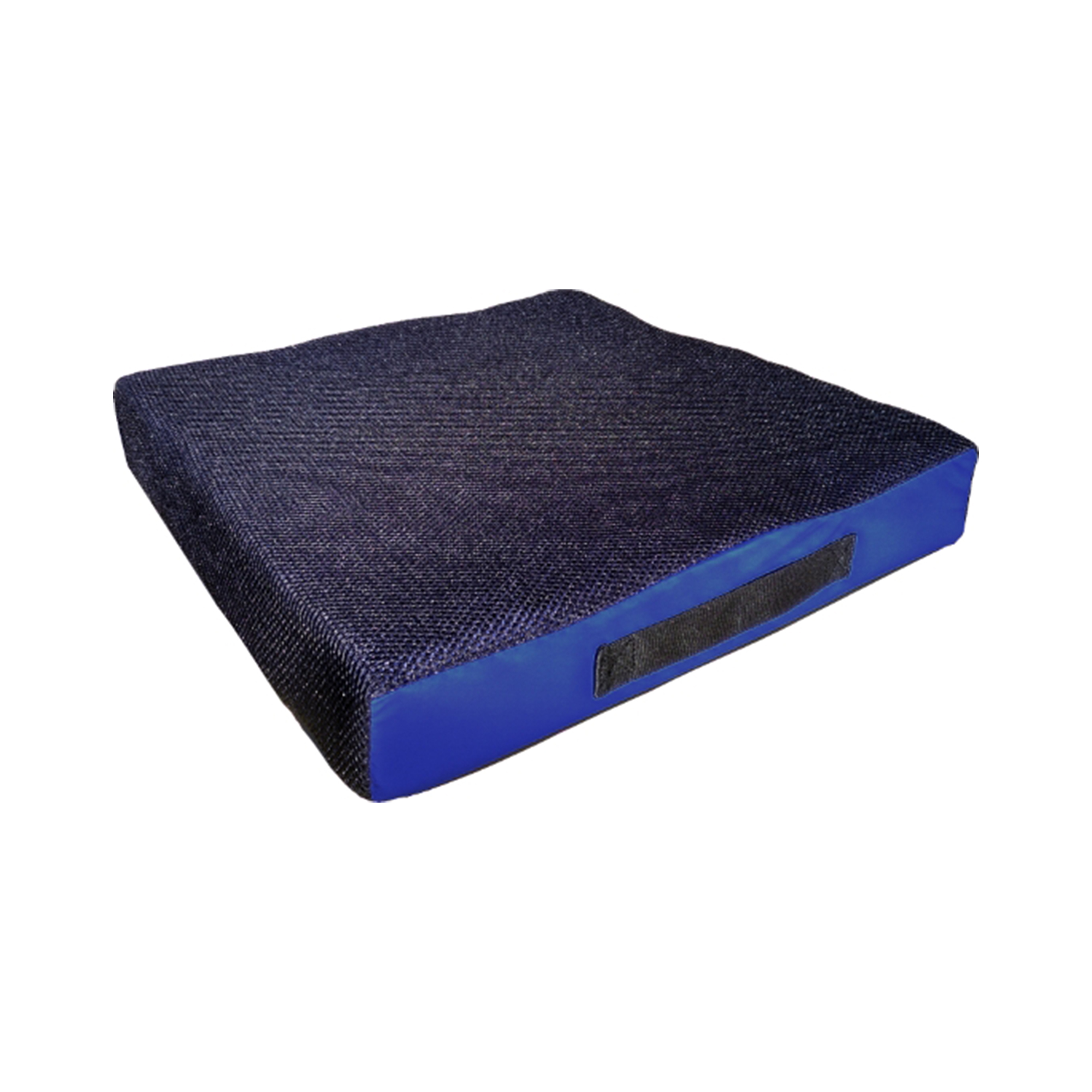 SHP CUBE FLEXi Rollstuhl- und Sitzkissen, schwarz-blau, 42x45x8 cm