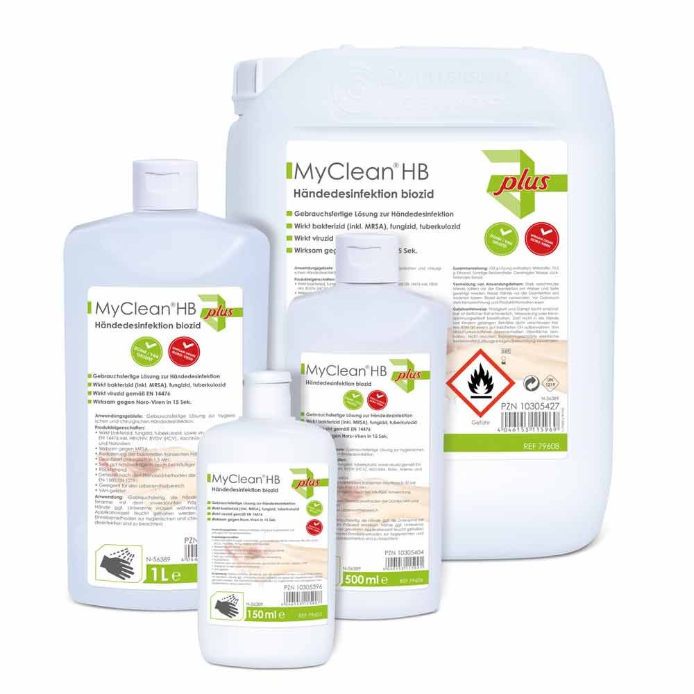 MyClean HB Händedesinfektion biozid von MaiMed, 500 ml