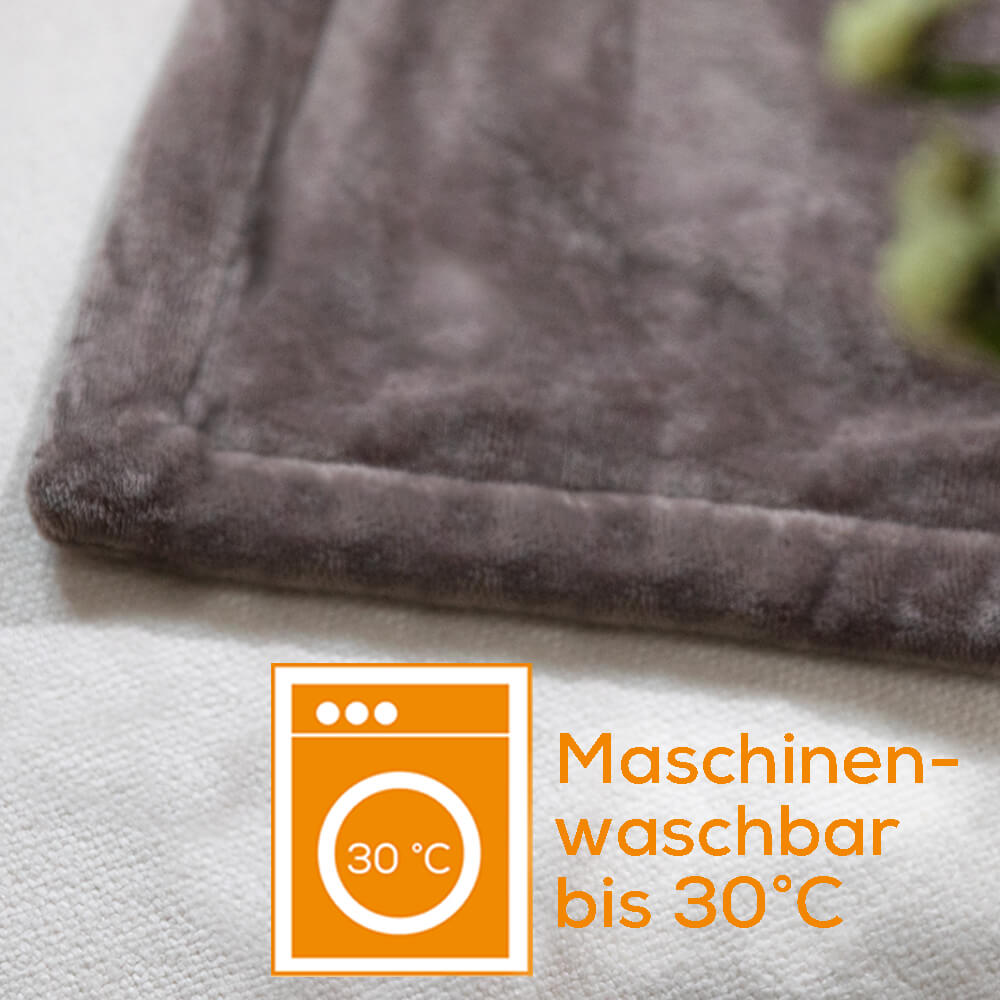 Heizdecke HD150 XXL, Kuscheldecke, Wärmedecke Waschbar, Beurer, Taupe