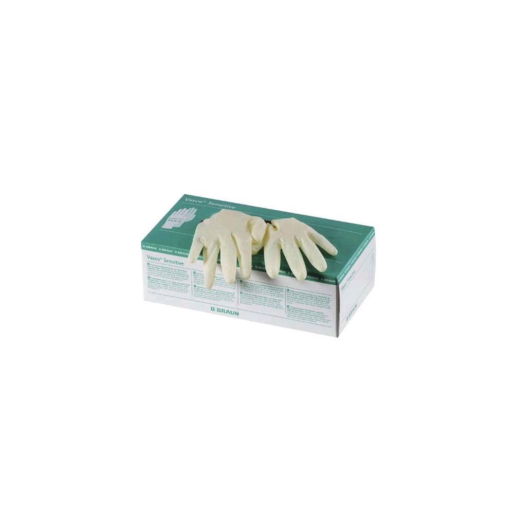 Vasco powdered Naturlatex Handschuhe von B Braun, gepudert, 100 St.