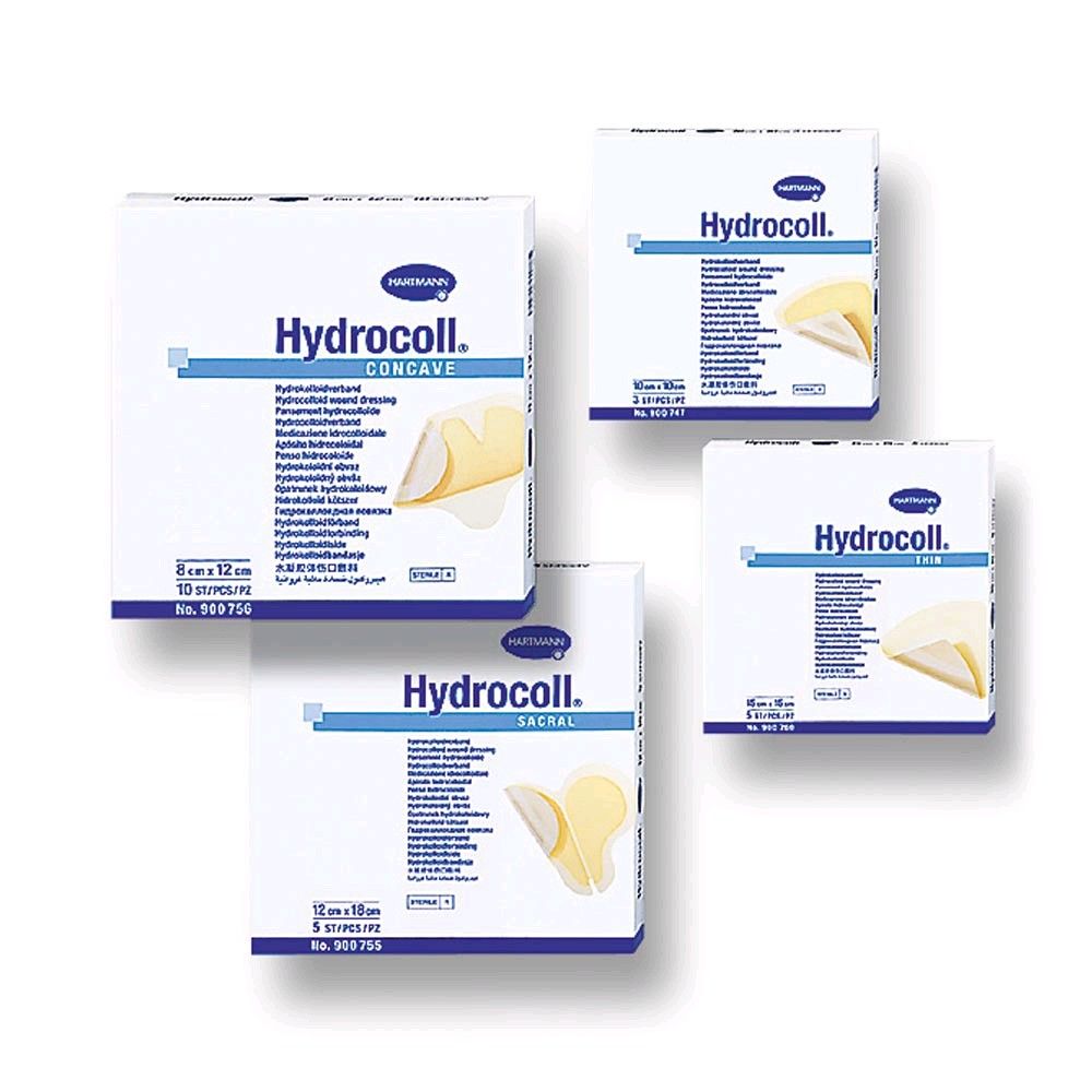 Hartmann Hydrocolloid-Verband, Hydrocoll thin 15 x 15 cm, 5 Stück