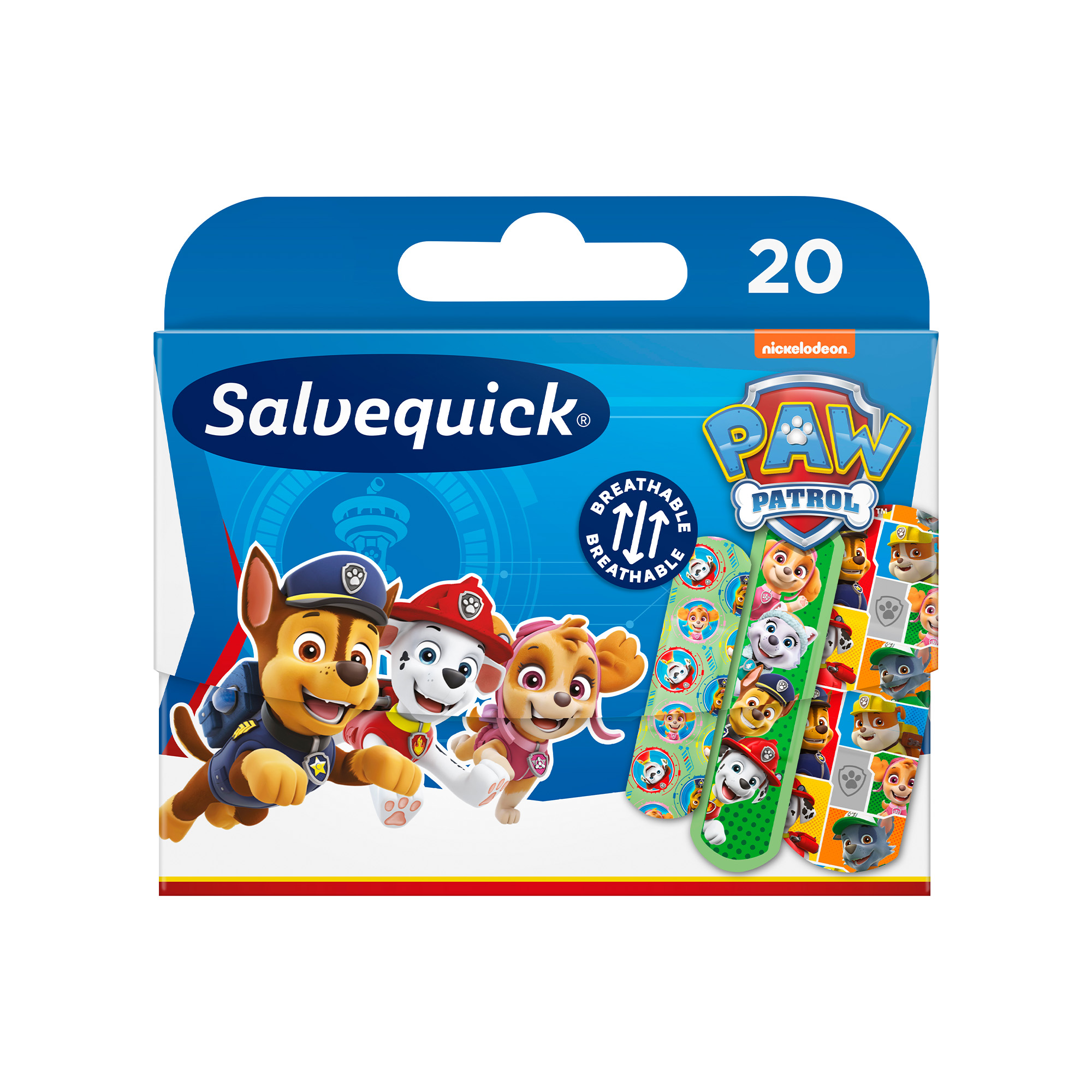 Holthaus Medical Salvequick® Kinderpflaster Paw Patrol, 20 Stück