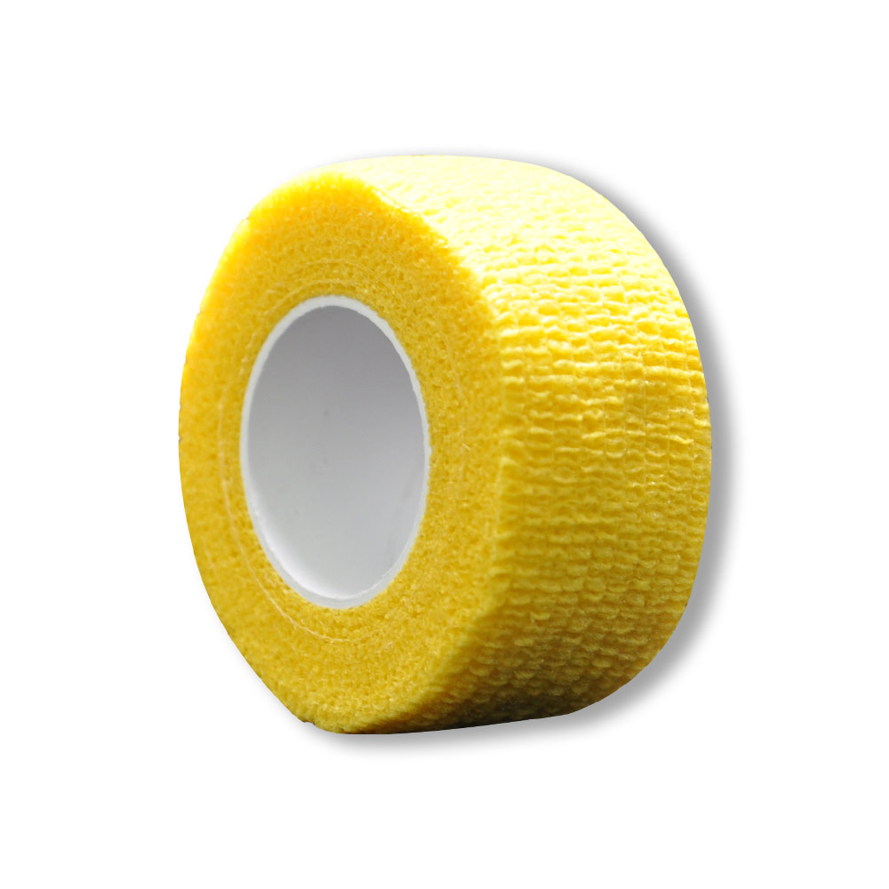 MC24® Fingertape color, kohäsiv, 2,5cmx4,5m, gelb, 5St