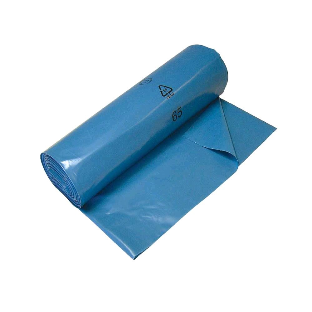 Ratiomed Abfallbeutel, Hochdruck-PE, blau, 120 Liter 0.06mm, 10x 25 St