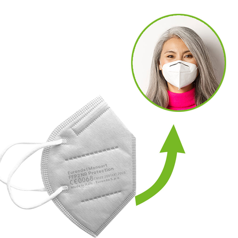 Monoart FFP2 Atemschutzmasken von Euronda, 10 St., weiß