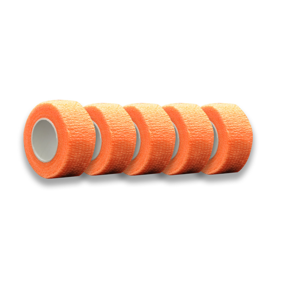 MC24® Fingertape color, kohäsiv, 2,5cmx4,5m, orange, 5St