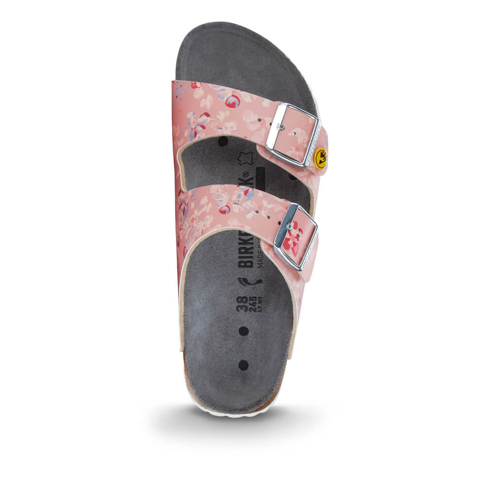 Arizona ESD Antistatisch, Birkenstock, Blumenwiese Rose, Schmal, 40