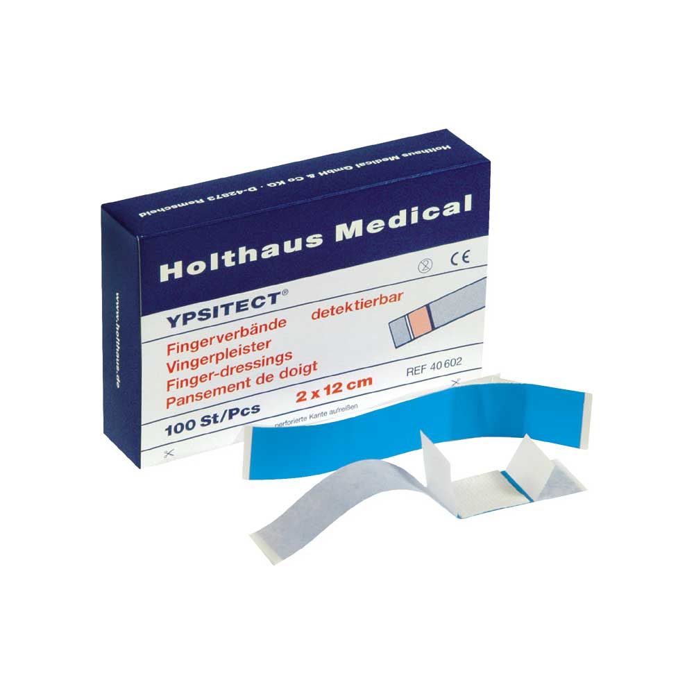 Holthaus Medical YPSITECT Fingerverband detectable wasserf. 100St