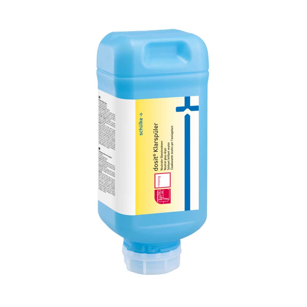 Schülke Dosit® Klarspüler, Geschirr/Glas, hartes Wasser, 2,5 Liter