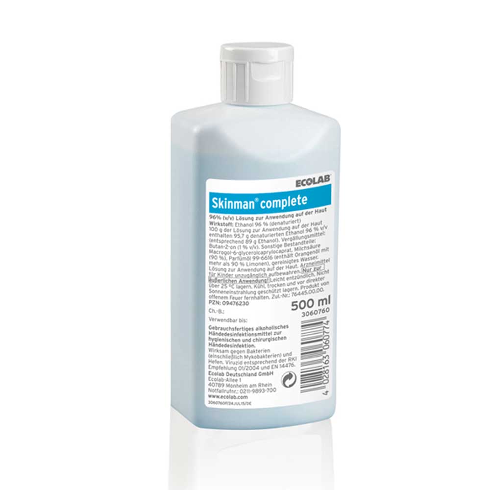 Ecolab Händedesinfektion Skinman Complete, 500 ml