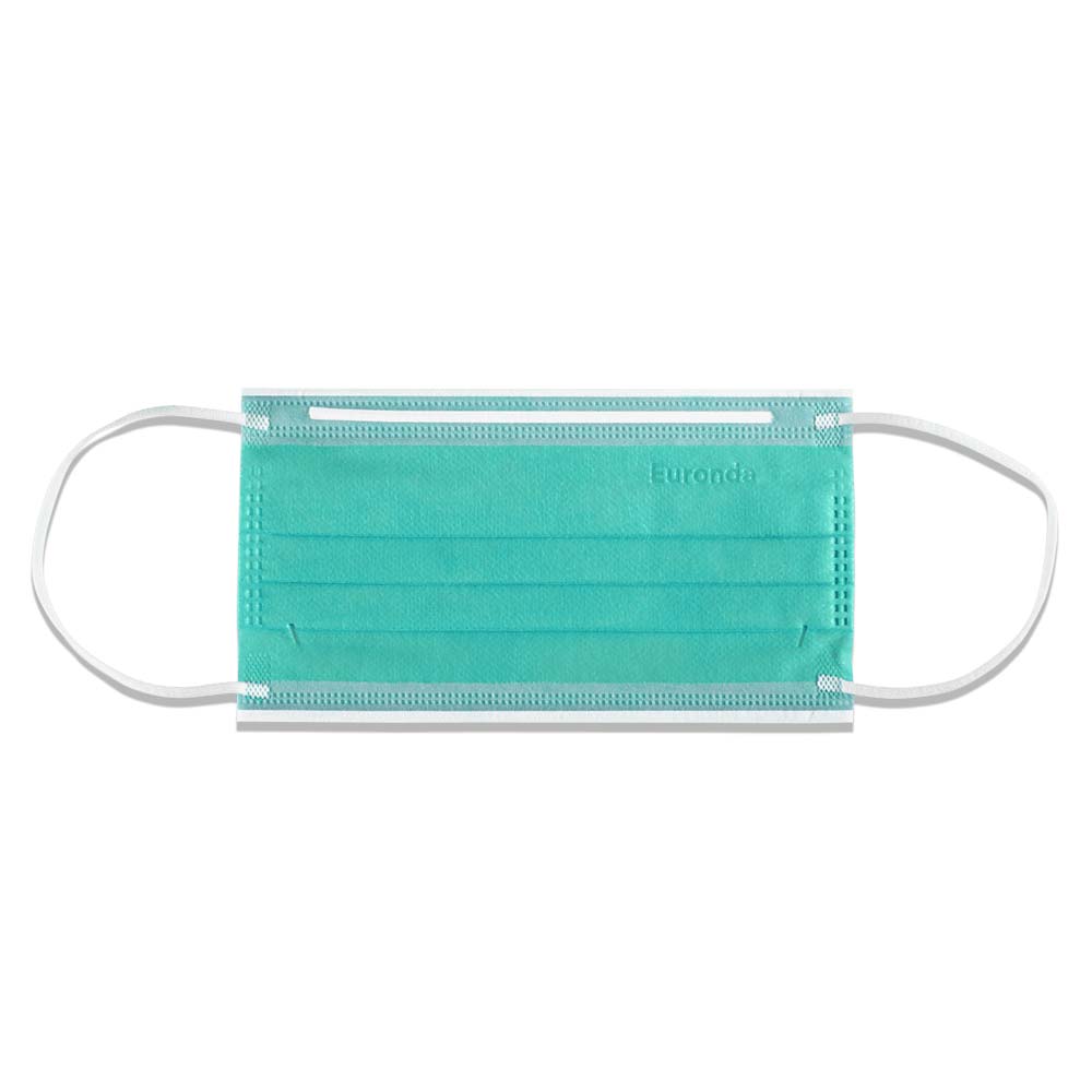 Monoart Protection Mundschutz von Euronda, 4-lagig, 50 St., grün