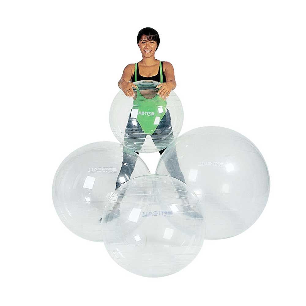 Behrend Gymnastikball Opti, transparent, hochelastisch, 65cm