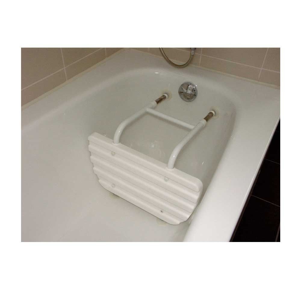 Behrend Badewannenverkürzer Extra, verstellbar, Saugnäpfe, weiß