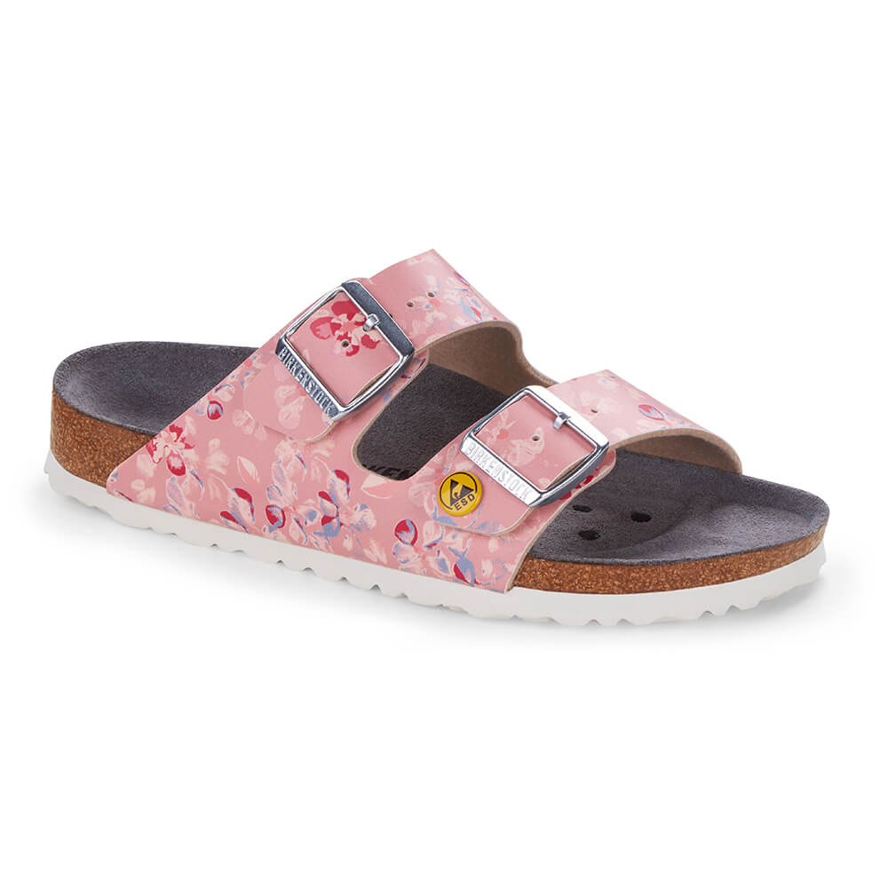 Arizona ESD Antistatisch, Birkenstock, Blumenwiese Rose, Schmal, 40