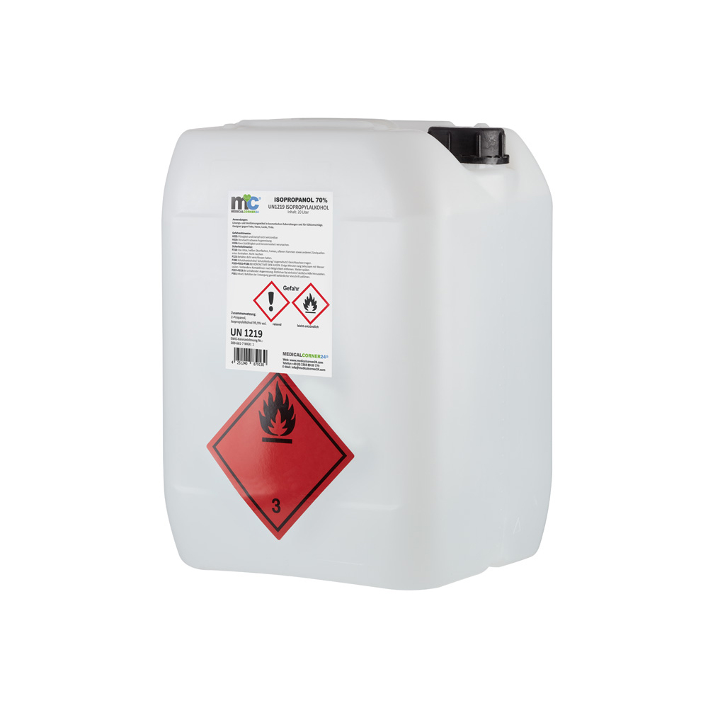 Isopropanol 70 %, Isopropylalkohol, Reinigung, 20 Liter
