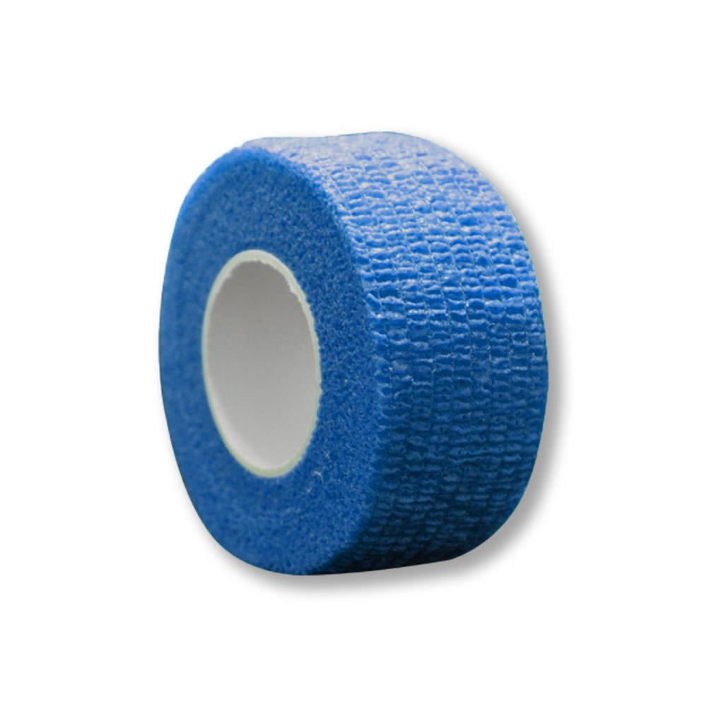 MC24® Fingertape color, kohäsiv, 2,5cmx4,5m, blau, 5St