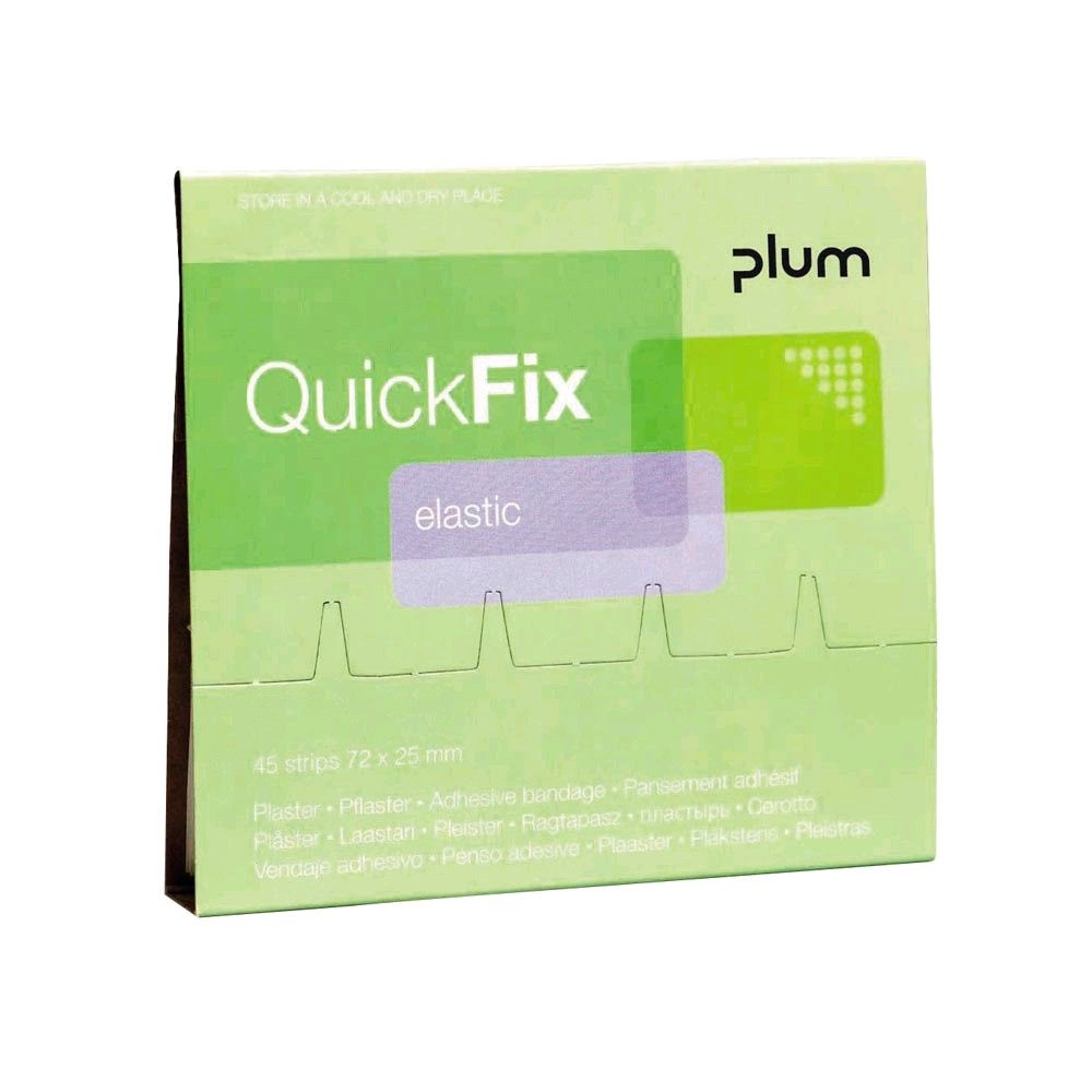 Plum QuickFix Elastic Refill, Nachfüllpackung, 45 Pflasternstrips