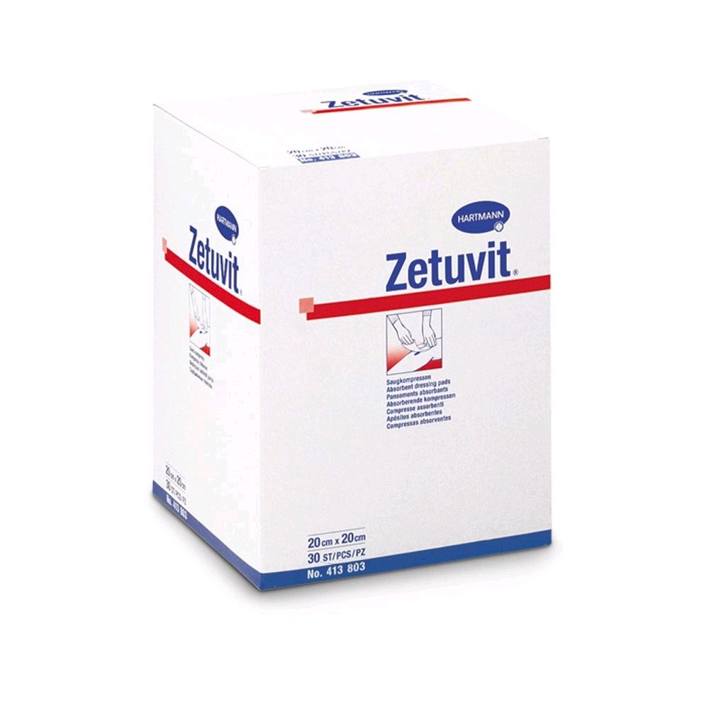 Hartmann Zetuvit, Saugkompresse, 20 x 40 cm, 30 Stück