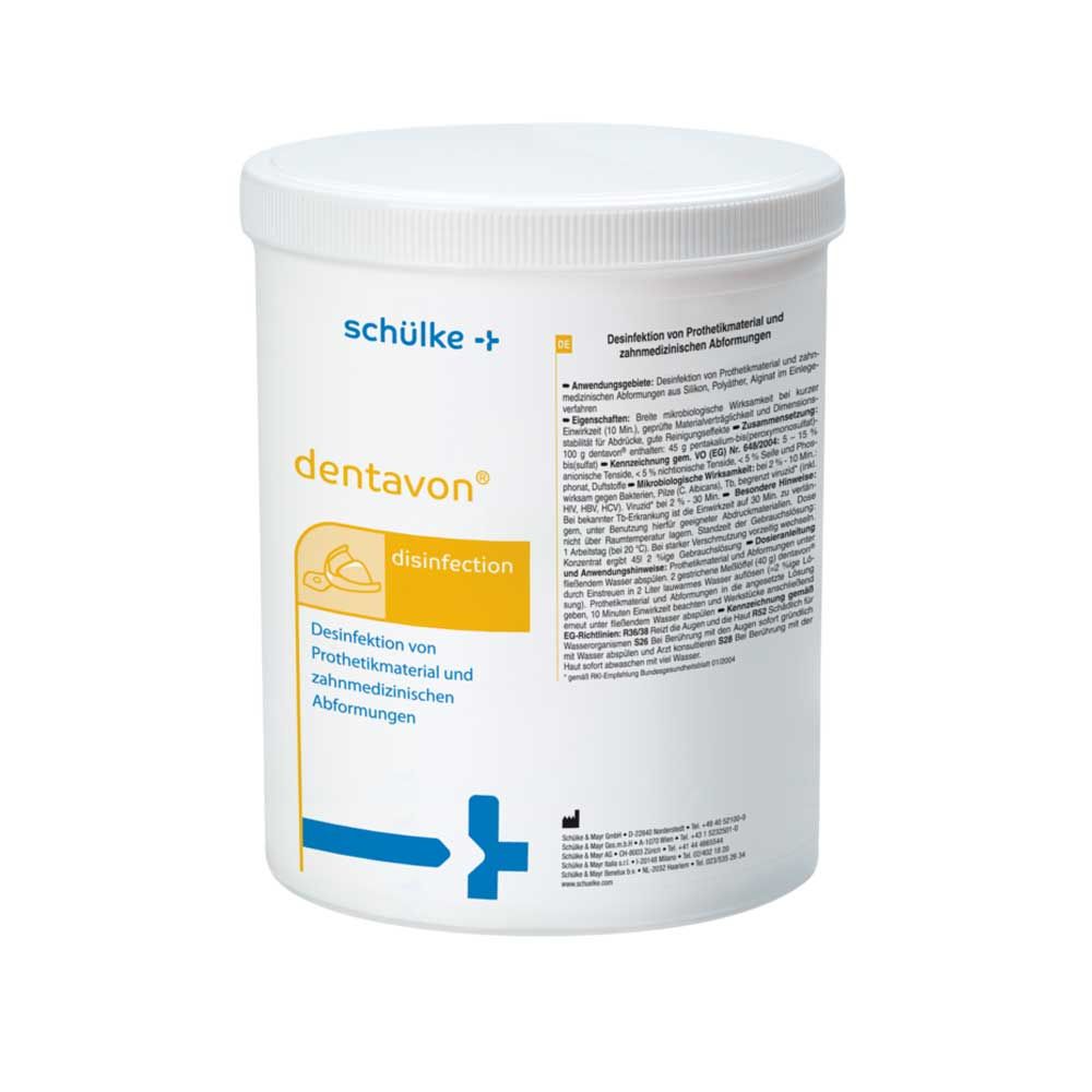 Schülke Dentavon® Desinfektionsmittel, aldehydfrei, Dental, 900 g Dose