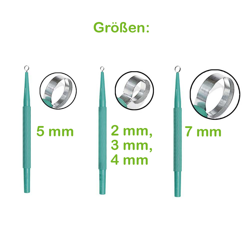 Kai Medical Einweg Hautkürette, einseitig scharf, präzise, 2mm, 1St