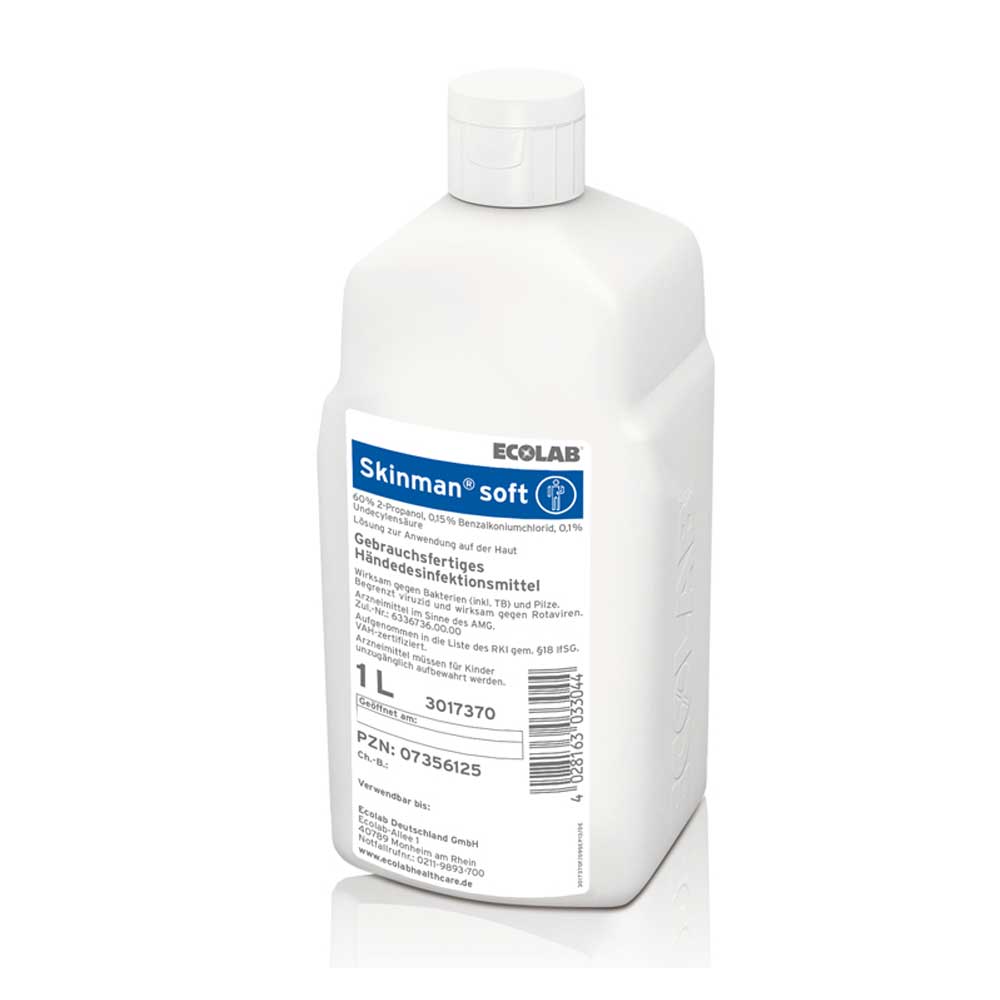 Ecolab Händedesinfektion Skinman Soft, 1000 ml