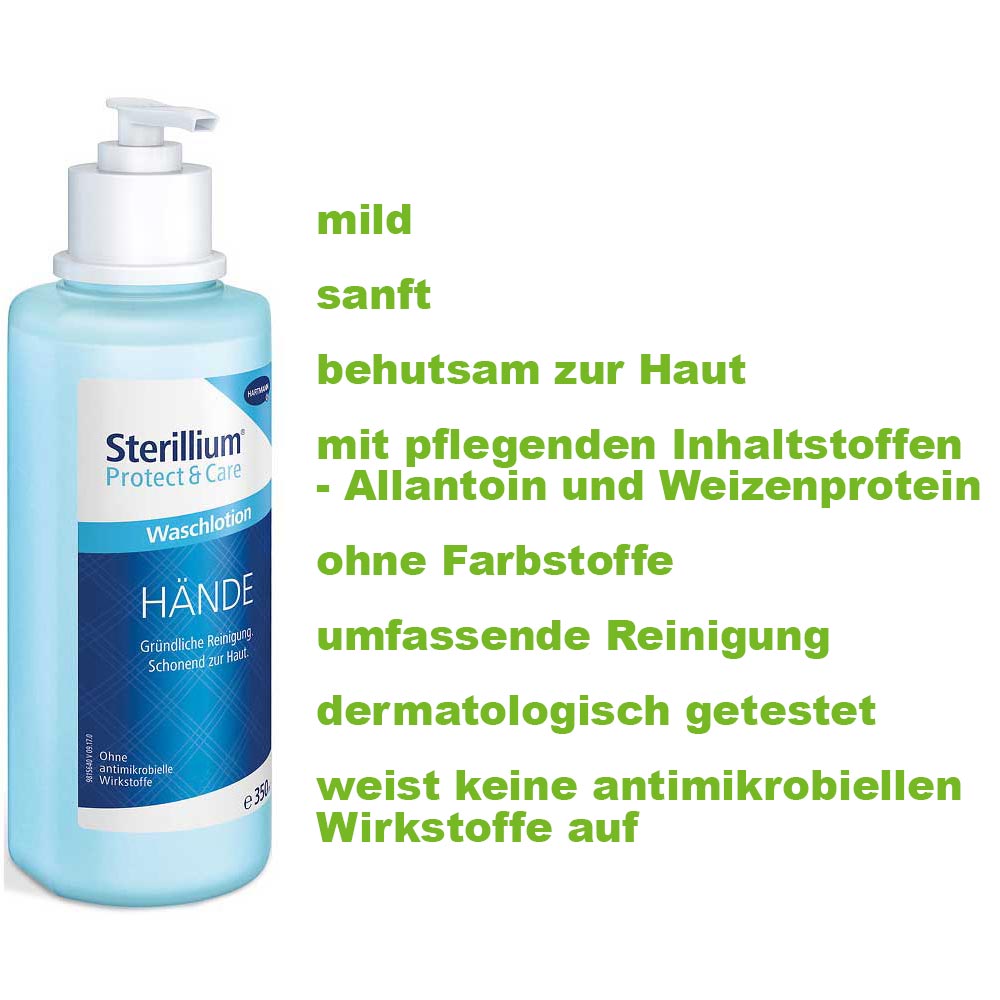 Hartmann Sterillium Protect & Care Waschlotion, farbstofffrei, 350ml