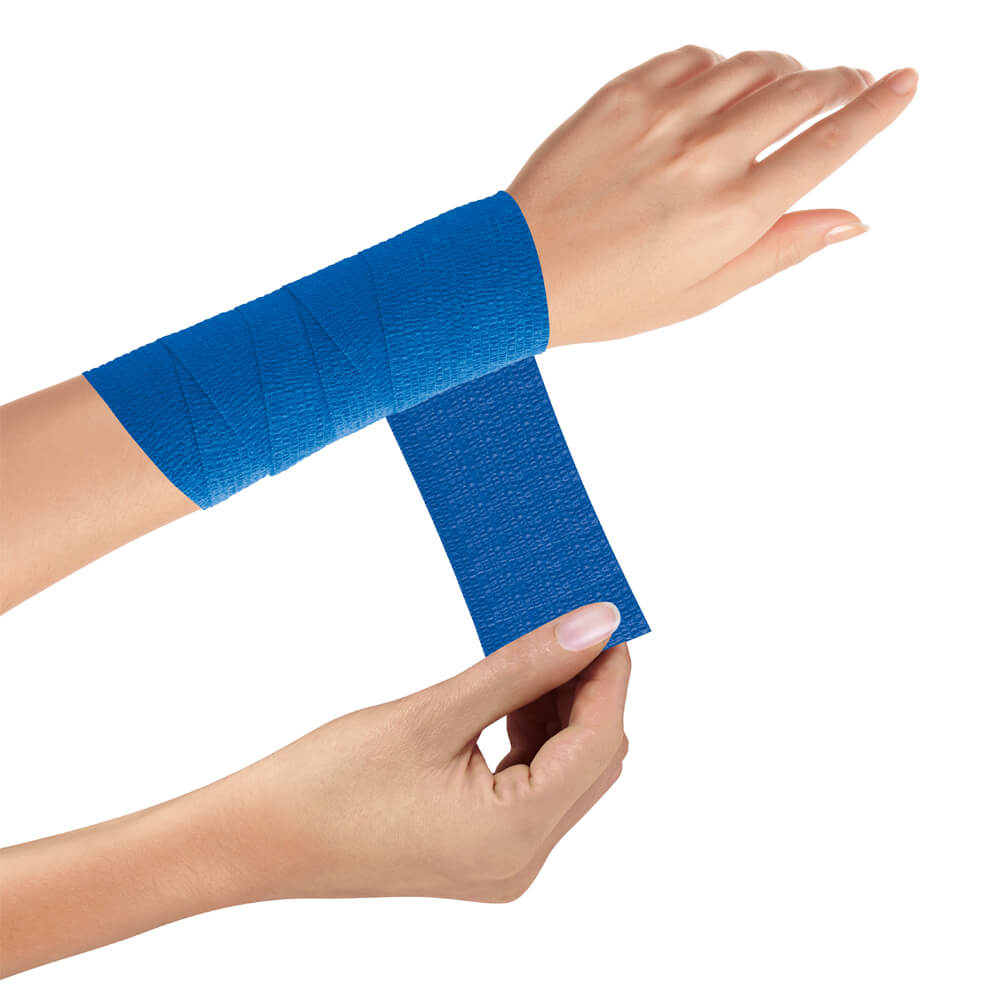 Bandage, selbsthaftend, farbig, von Lifemed®, 4 Rollen, 4m x 5cm