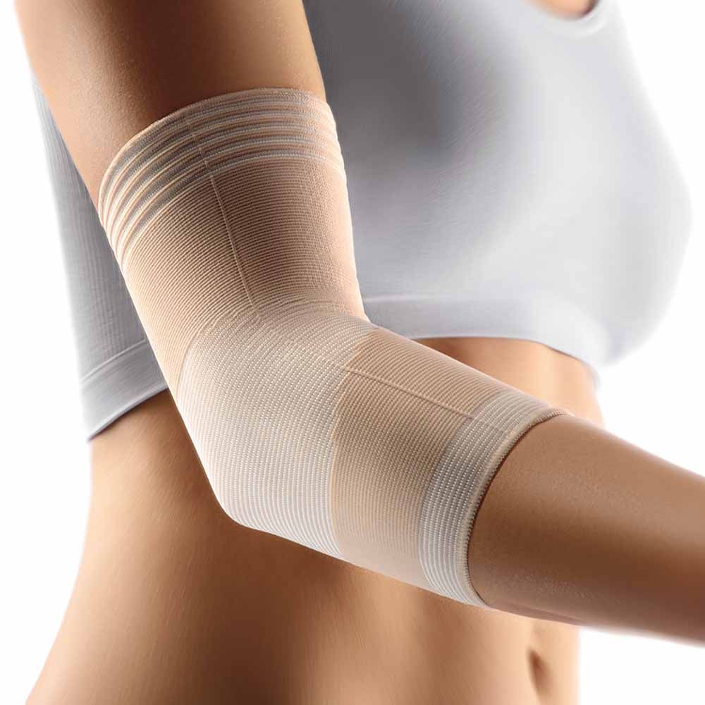 Bort komprimierende Zweizug Ellenbogenbandage, L