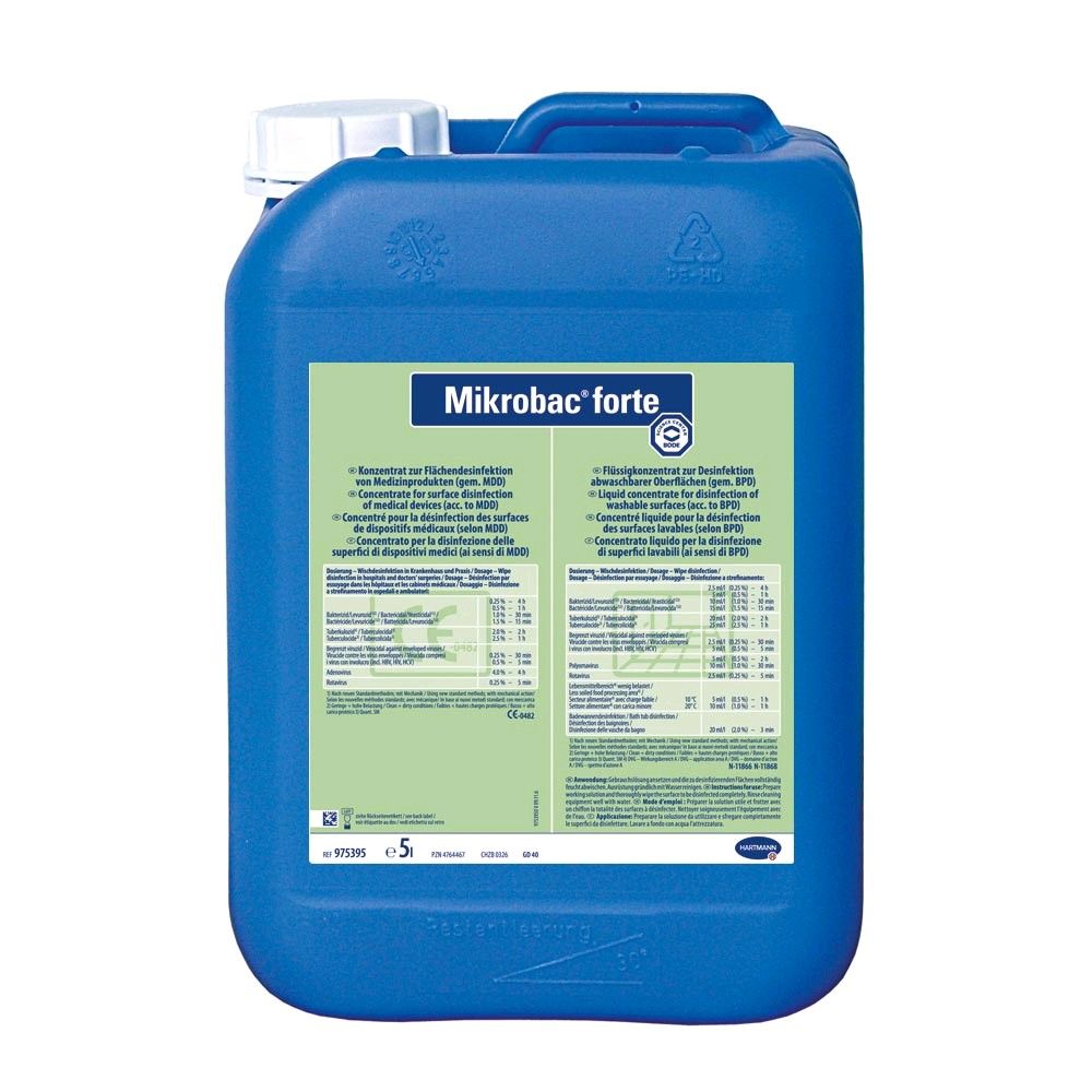 Bode Mikrobac forte, Flächendesinfektion, 5 Liter-Kanister