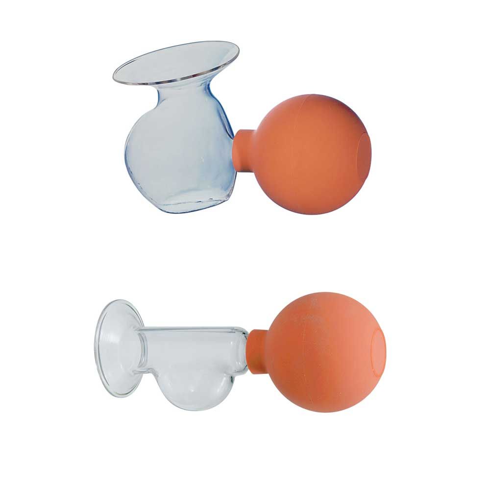 Behrend Handmilchpumpe, Glastrichter, PVC Pumpball, 2 Varianten
